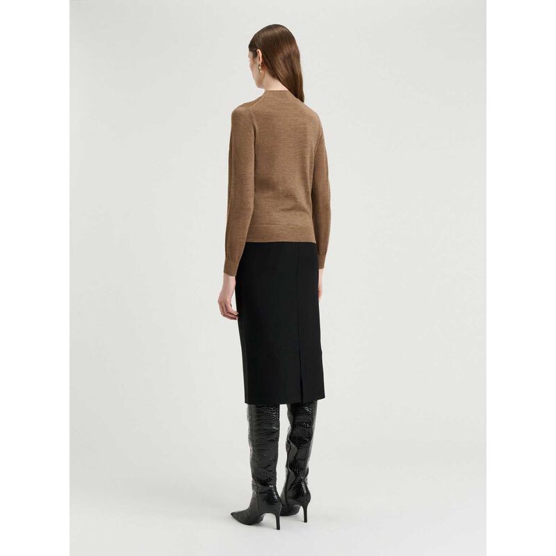 Veronika Maine Fine Gauge Long Sleeve Mock Neck image number 8